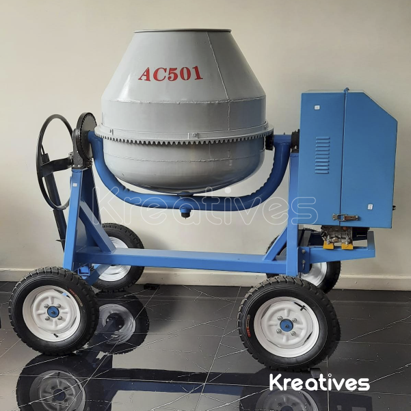 Aico 500litres Diesel Concrete Mixer with 10hp Japan Air-cooled engine