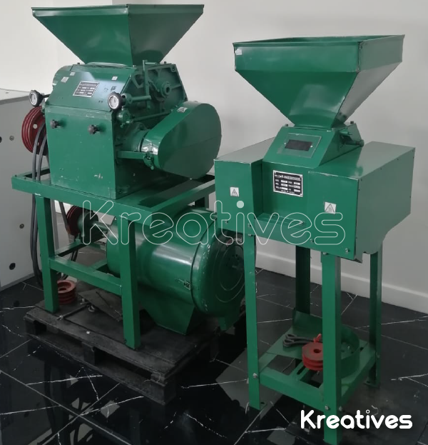 Grade 1 Roller Mills and Crusher with Stand