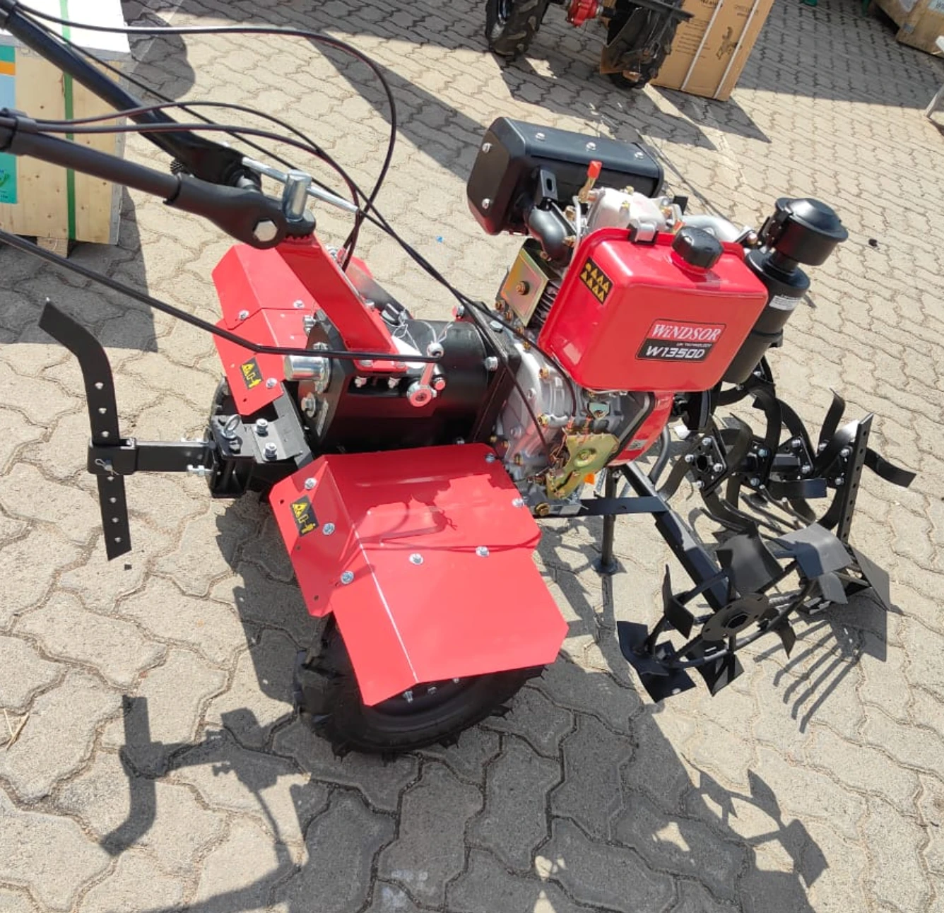 10HP Windsor Diesel Walking Tractor,Power Tiller with Accessories 