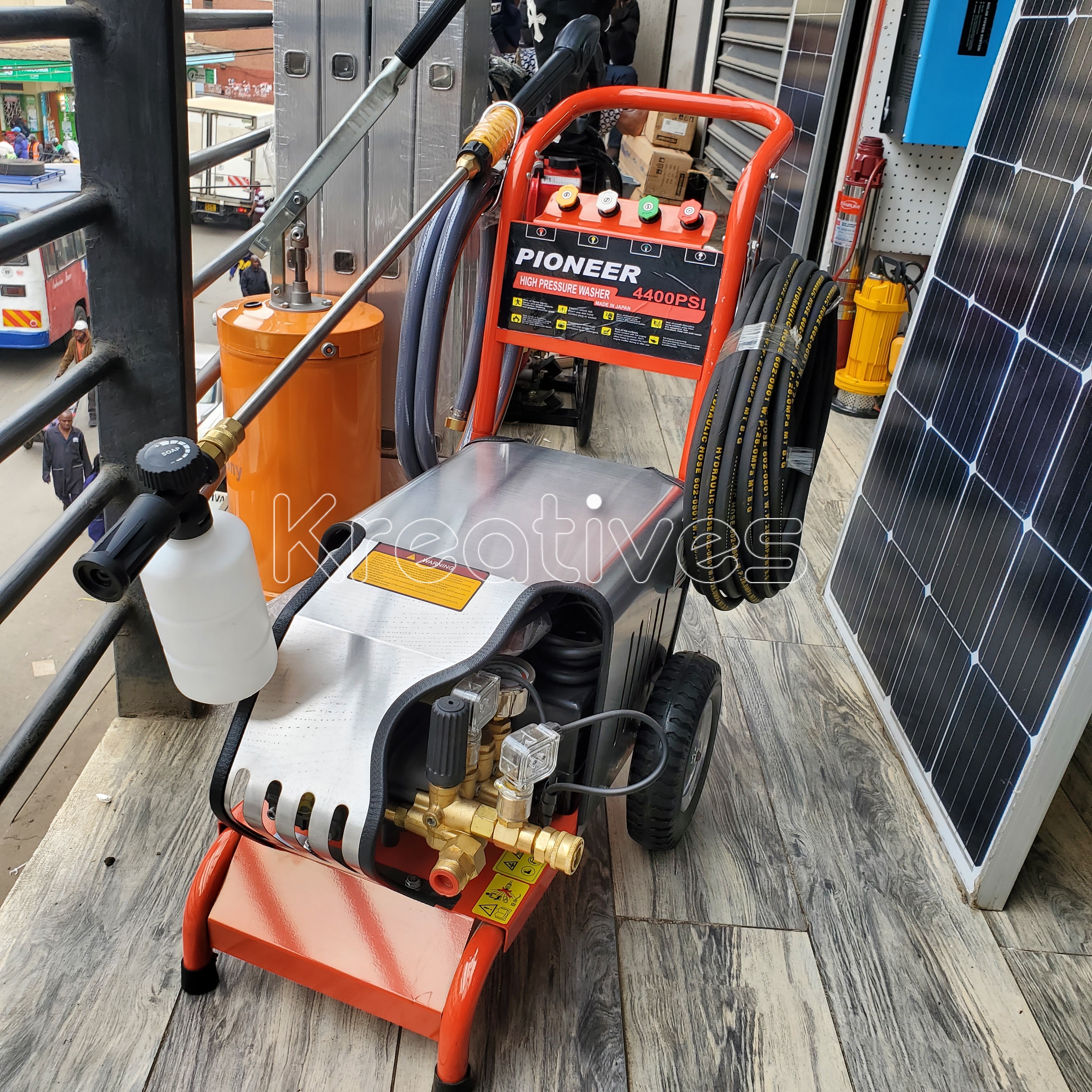 Pioneer 4400Psi Electric Car Wash Pressure Washer