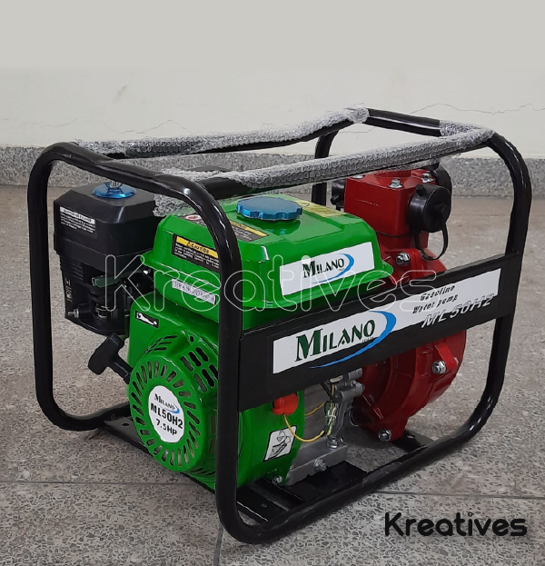 Milano Italy 2 inches 90M high pressure double impeller petrol Pump ML50H2