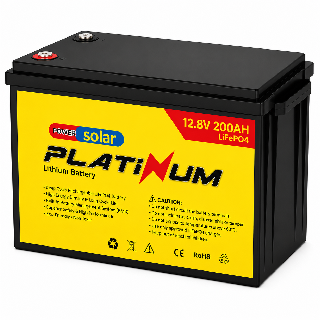 200Ah 12.8V Platinum Lithium Battery