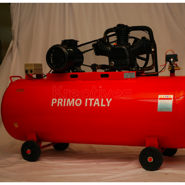 Primo Italy 500L Electric Air Compressor | Industrial Standard 3PHASE HL500LE3