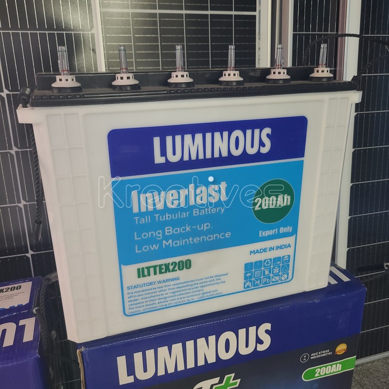 Luminous Tall Tubular 12v 200ah slim Battery