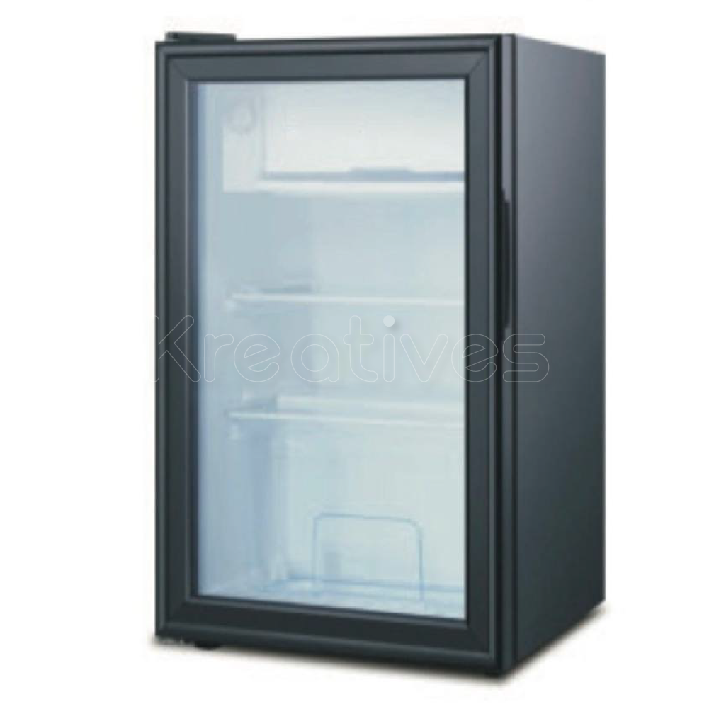 85L Commercial Mini Glass Door Counter Fridge And 10L Freezer