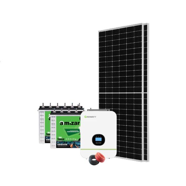 3kW Amizar Growatt Solar Kit - 1 Year Free Service | Nationwide Delivery Kenya