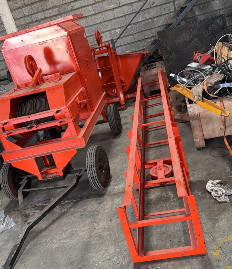 50Mtrs Concrete Hoist Diesel Concrete Hoist - 15HP Diesel Indian Concrete Hoist