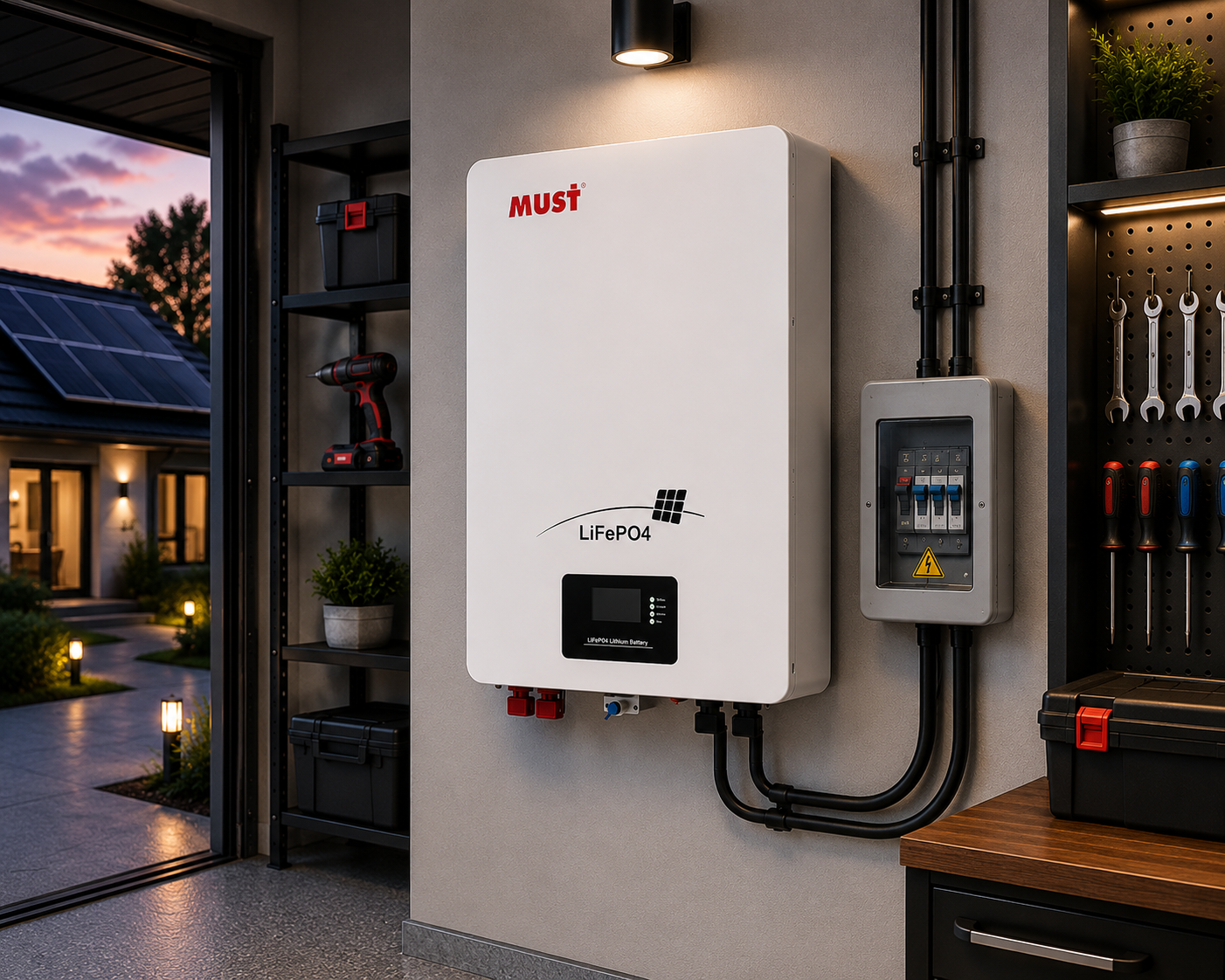 5.12kW MUST Lithium Battery – 48V 100Ah