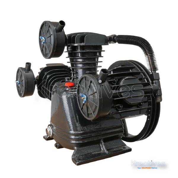 V type Air Compressor Pump (cast iron), 3 piston x 65mm Spare