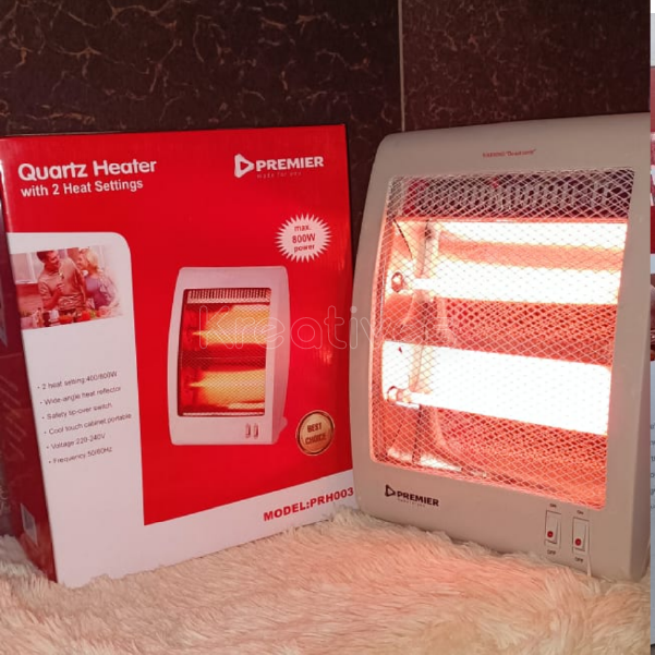 Premier PRH003 800W Quartz Room Heater – Efficient Heating for Small Spaces