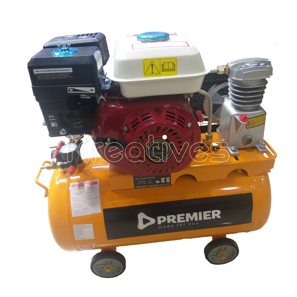 Premier 50L 2.0HP Air Compressor Petrol Powered