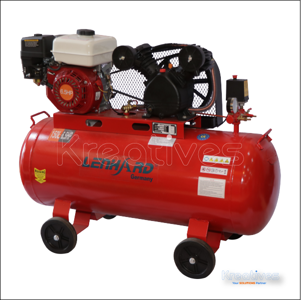 Lenhard Germany 150L 6.5HP Petrol Air Compressor