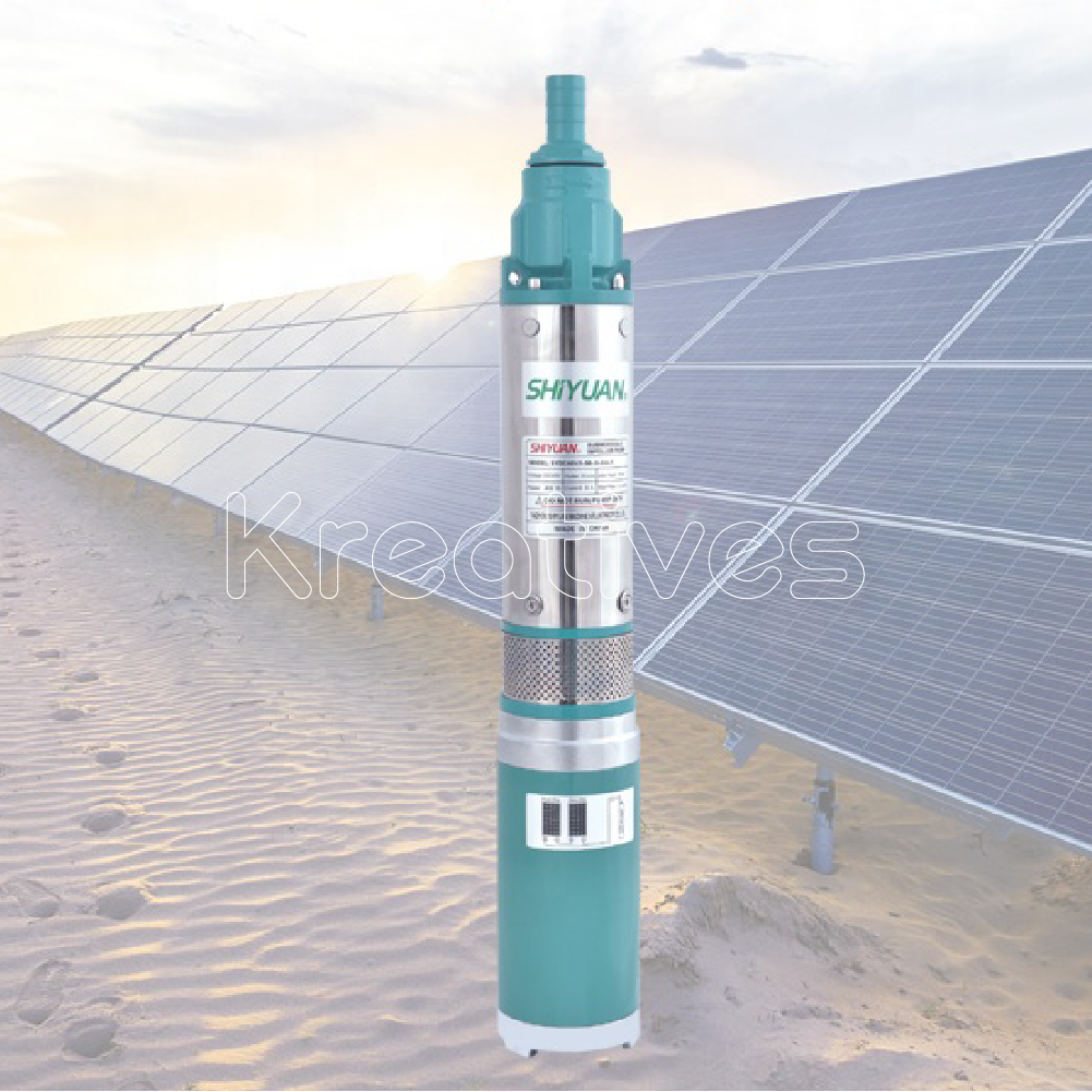 Shiyuan 24V 50M 600Watts Solar DC Submersible Waterpump(NO BATTERY NEEDED)