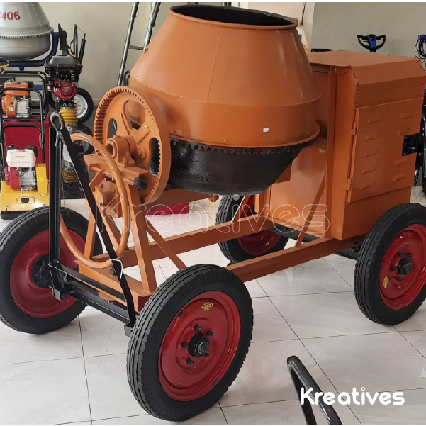 Aesar 500litres Diesel Concrete Mixer with 5hp Indian Air-cooled engine