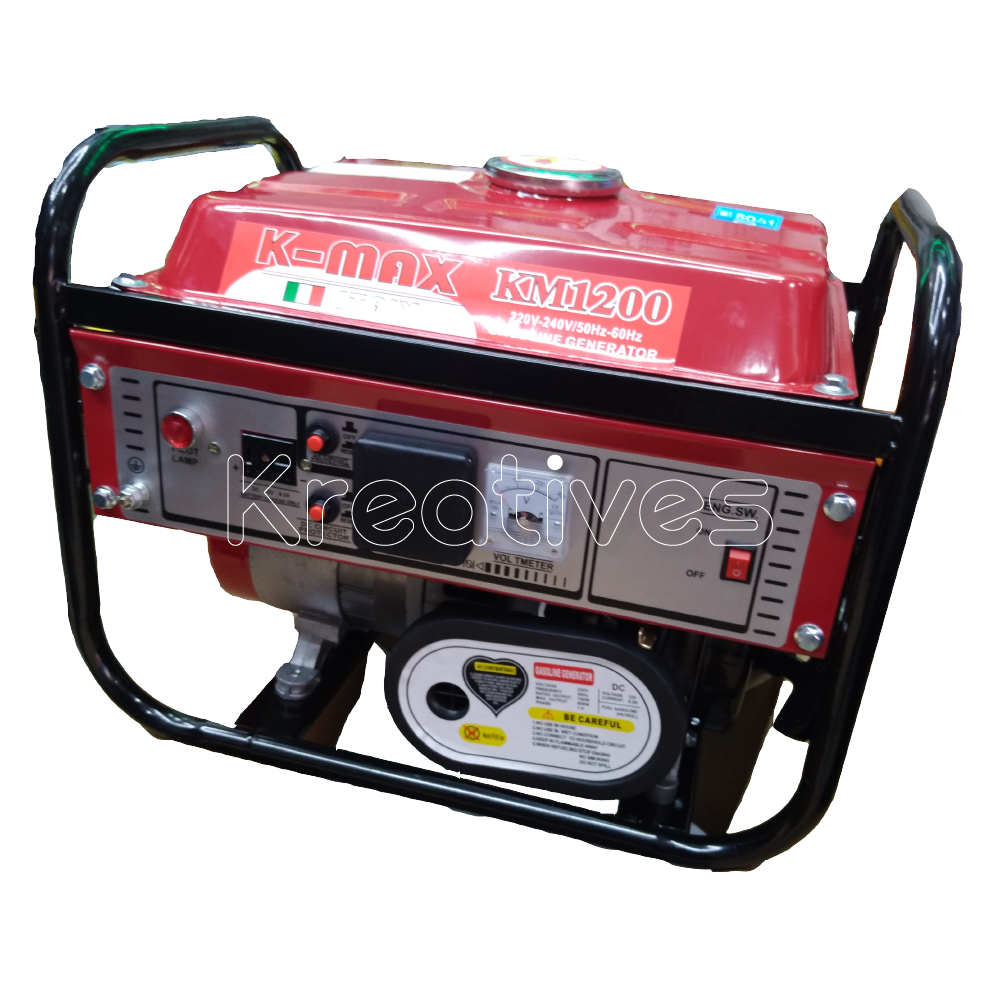 KMAX Italy 1.2Kva Petrol Generator