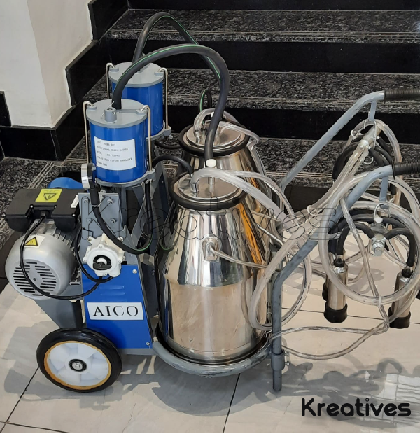 40L double Barrel Cow/ Goat milking machine