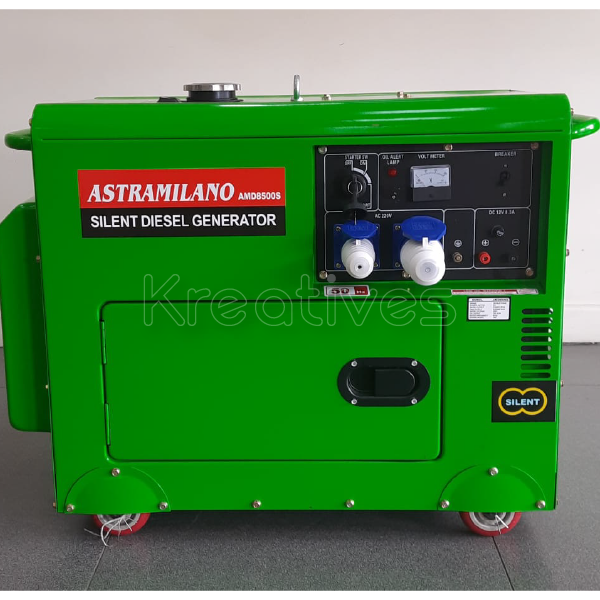 ASTRAMILANO  10.0kva Diesel Silent Generator Single Phase