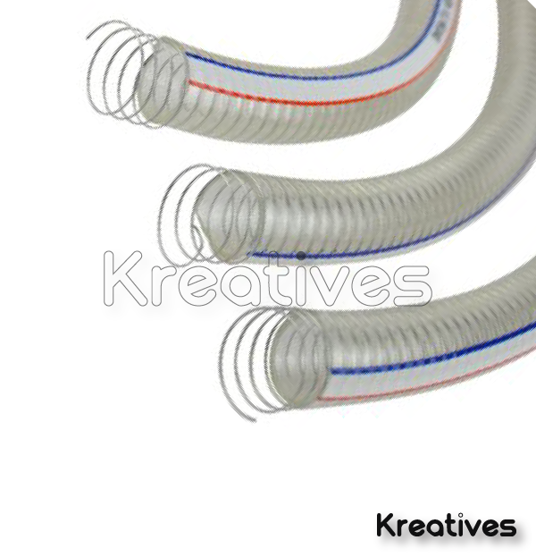 1Inch 30M Food grade Clear Suction pipe Steel reinforced