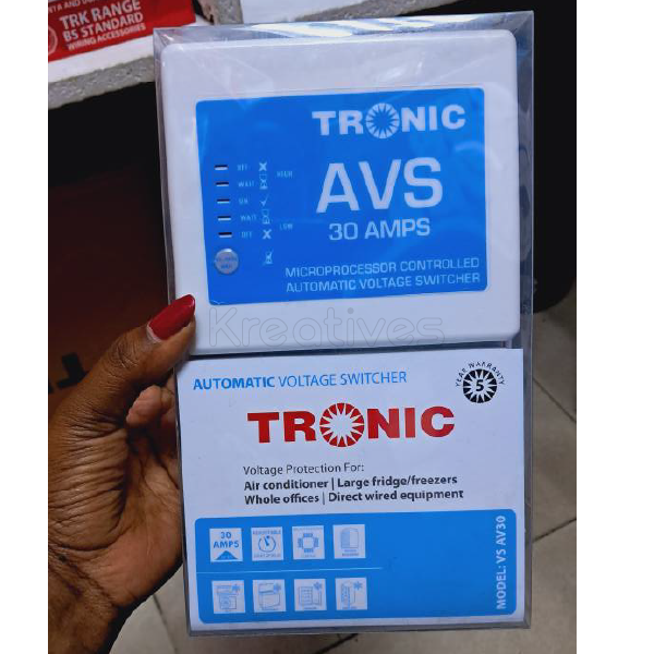 Tronic 30AMPS Automatic Voltage Stabilizer (AVS)
