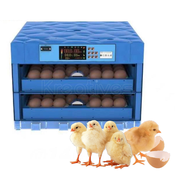 128 Chicken Incubator Solar/ Electric with Roller NFL-128 90Watts