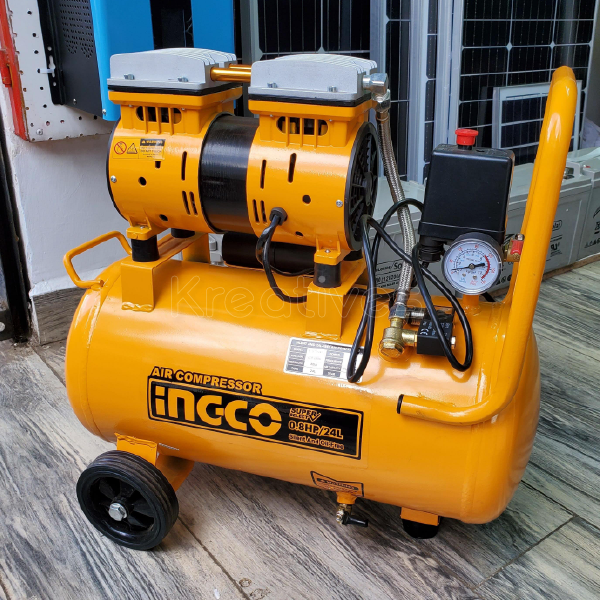 Ingco 24L Silent Oil free Air compressor