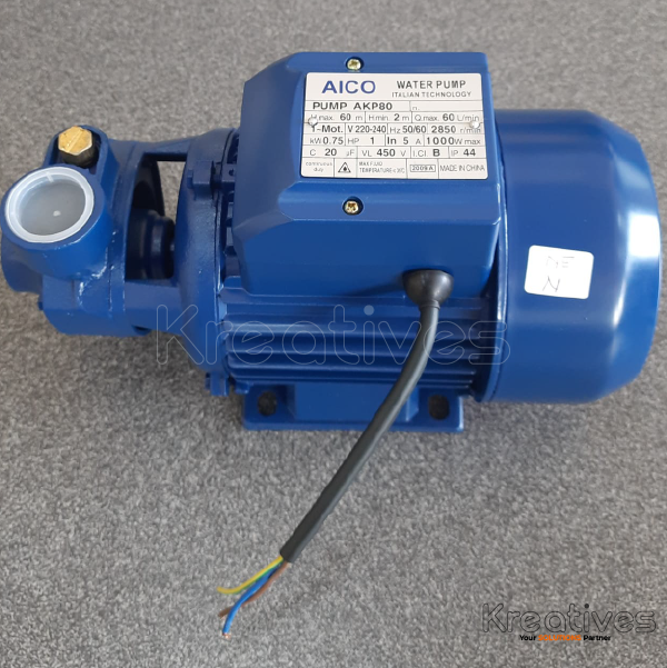 Aico Japan 60M 1HP Booster Pump Electric AKP80