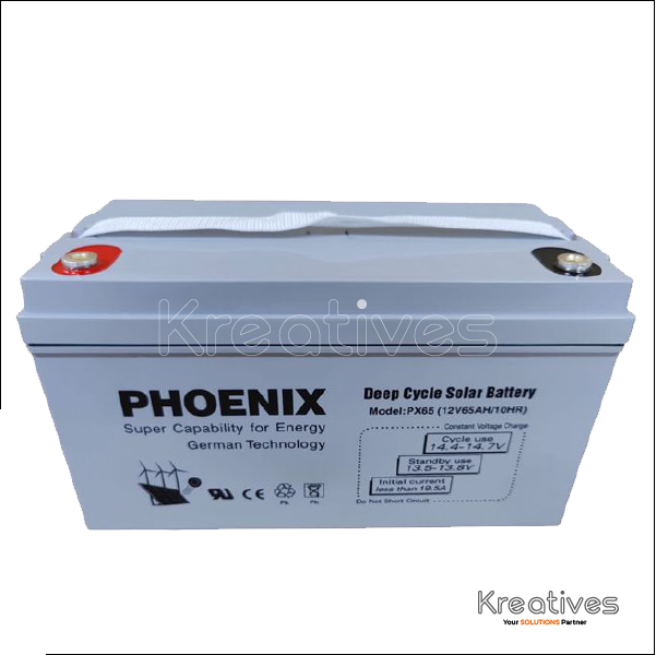 Phoenix 12V 65Ah Lead Sealed maintenance free battery