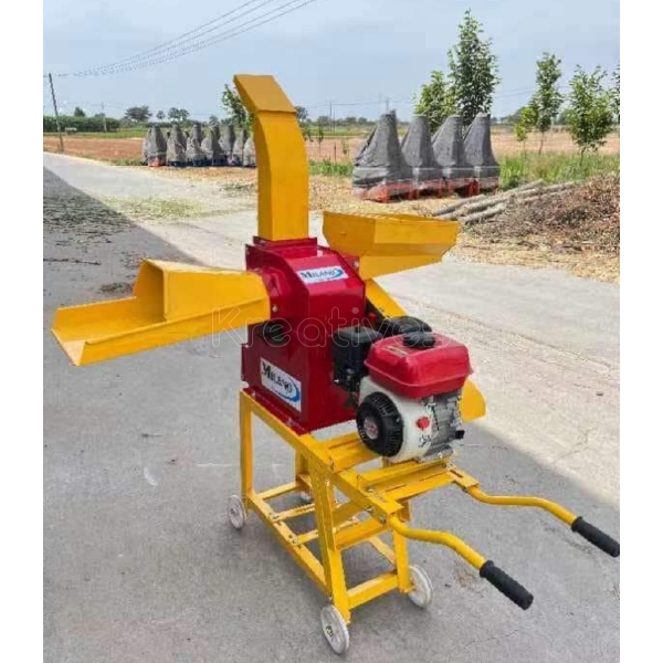 Advanced Multipurpose 7.5HP Petrol Chaff Cutter Chopper Machine - Milano Italia