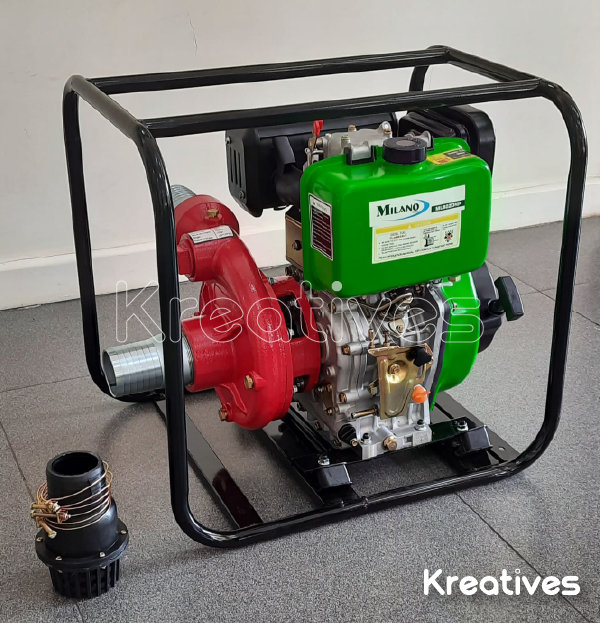 Milano italy ML90ZDHP 3inch 110M High Pressure Diesel water pump