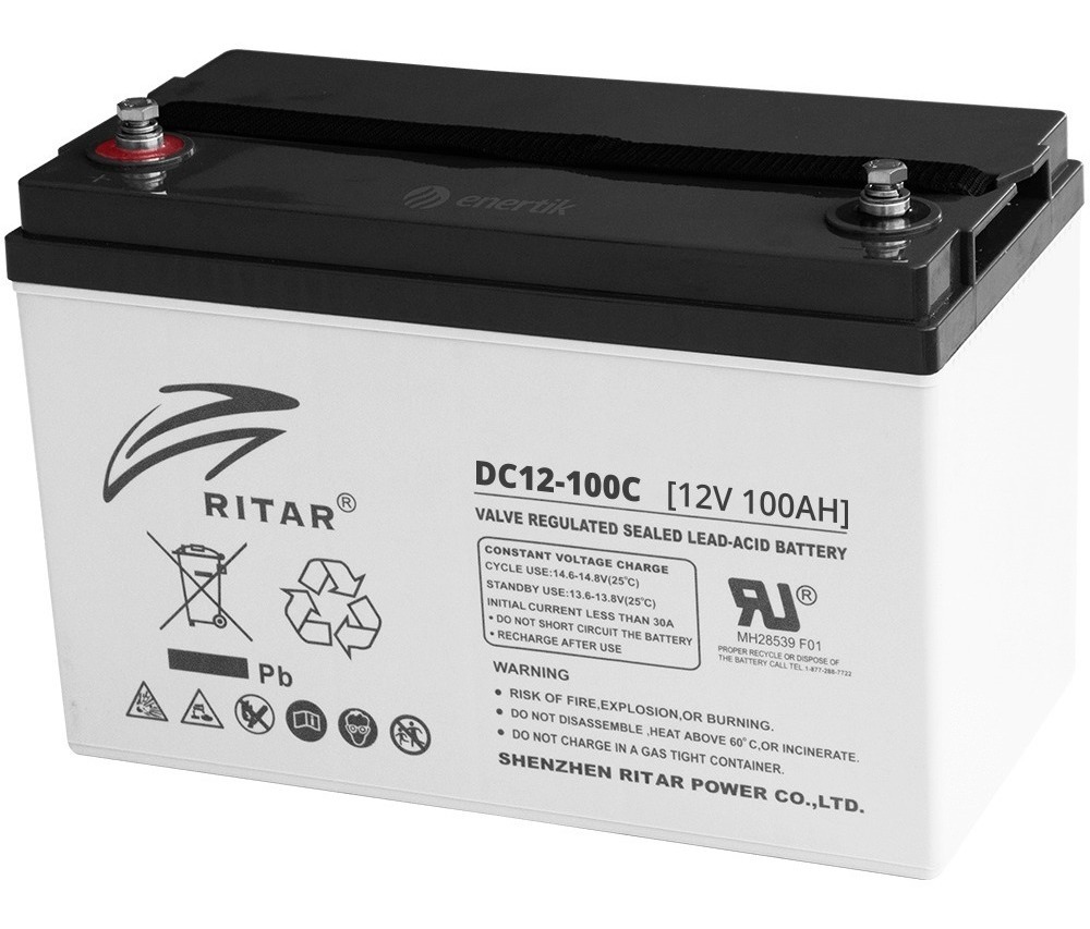 Ritar 100Ah 12V Gel Maintenance free battery
