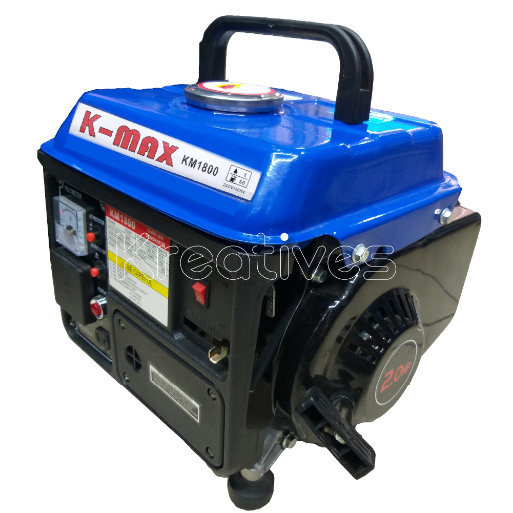 KMAX Italy 750watts Petrol Portable generator