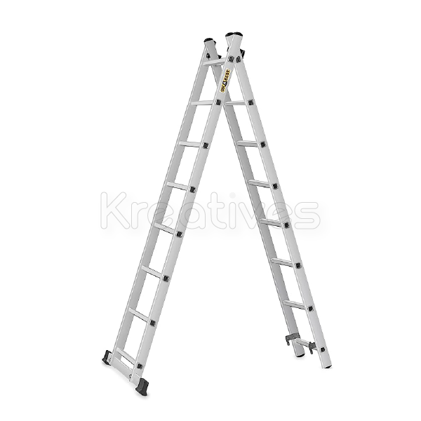 Multi Purpose 2x9 Step Foldable Aluminum Ladder FFL29