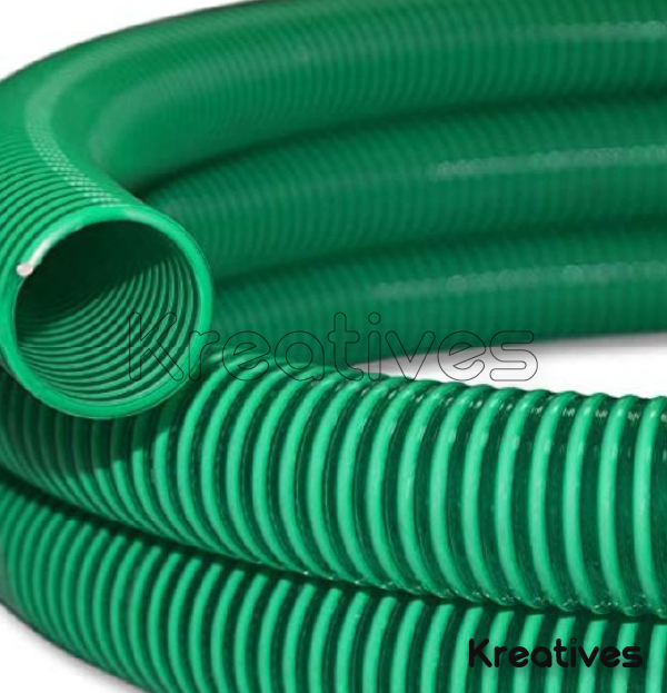 2Inch Flexible Suction Pipe Green 30M Roll