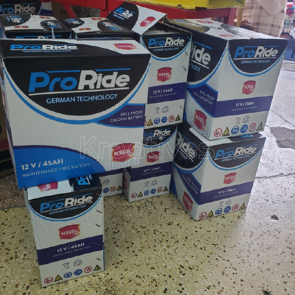 Proride NS60L 45ah Dry Cell Car Batteries
