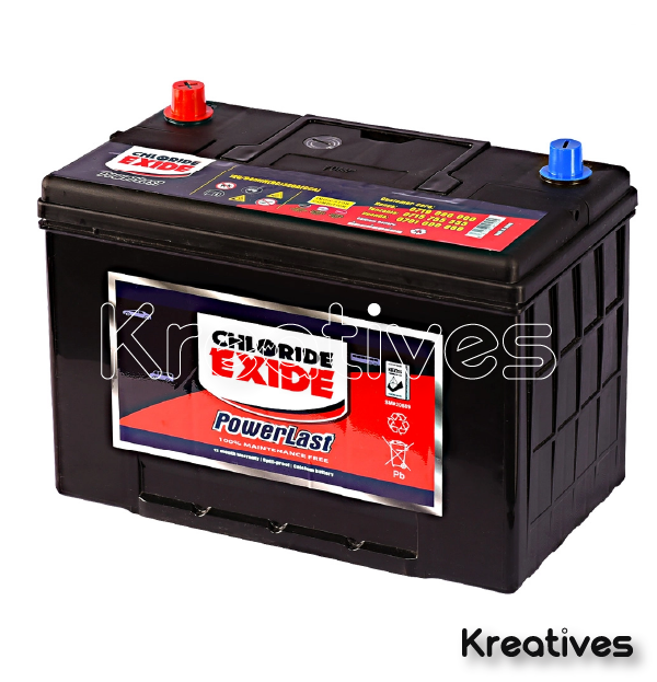 Chloride Exide Powerlast 090 MFR Maintenance Free Car Battery