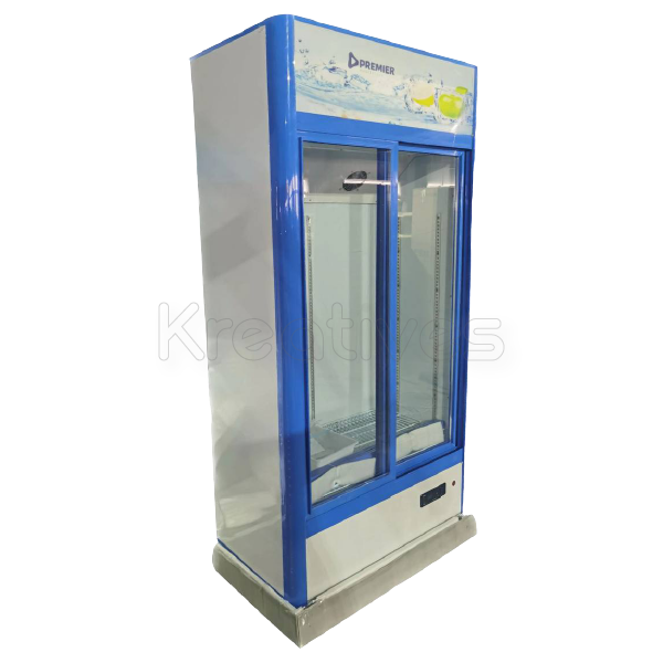 Premier 600L Showcase Chiller Fridge Double Door