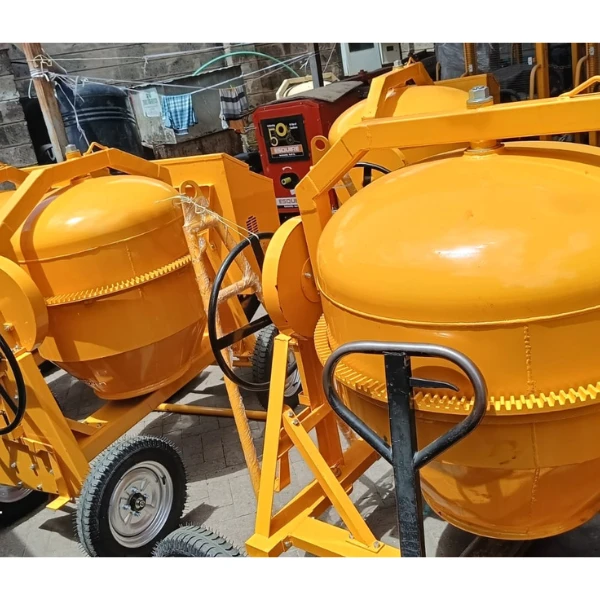 Lenhard Germany 350L Diesel Concrete Mixer FC-350L with 4 Wheels (Compact)