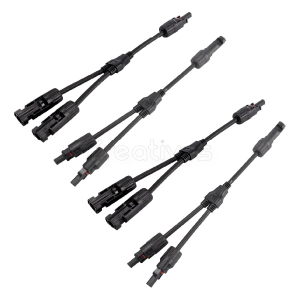 Solar Y MC4 Branch Cabled Connector