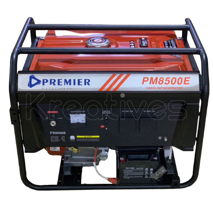 Premier 9.5kva Key start Petrol Generator
