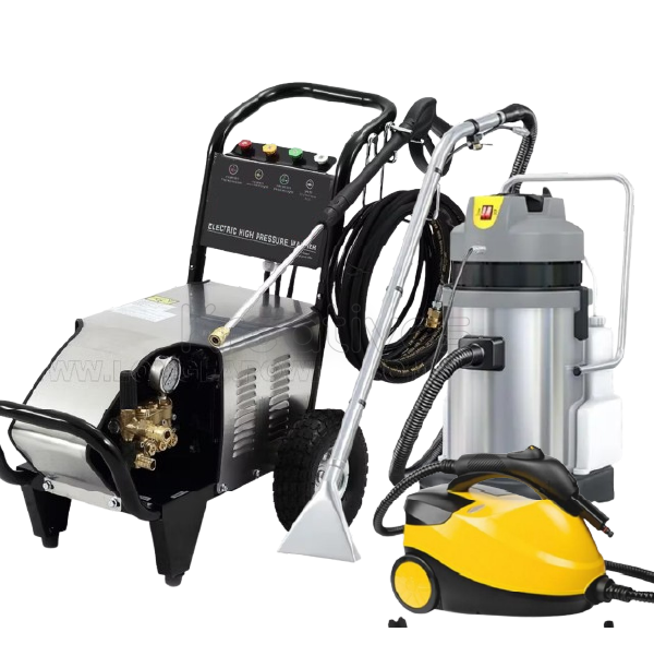 Aico 3600PSI Car Wash + 2in1 80L Carpet/Seat Cleaner Vacuum Cleaner + Steam Cleaner