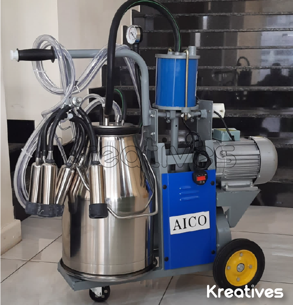 20L Single Barrel Cow/ Goat milking machine