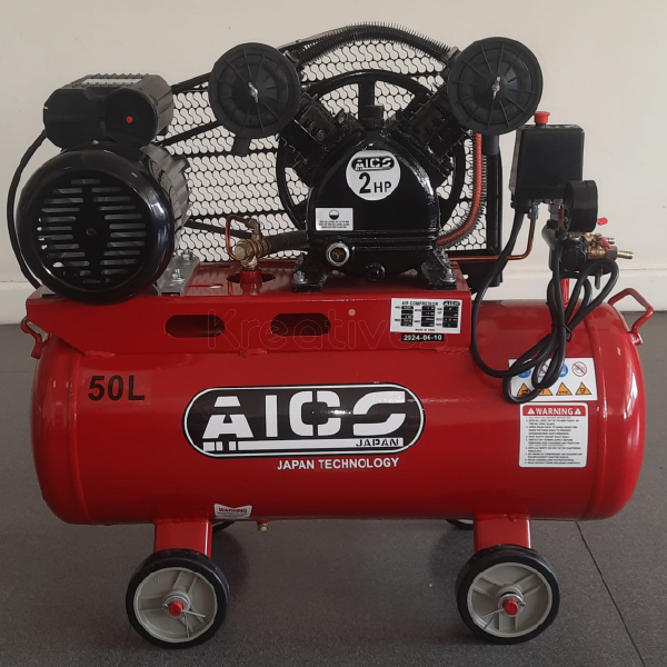 Aico Japan 50L Electric Air Compressor – AC250S Heavy-Duty & Reliable | Available at Kreatives.co.ke