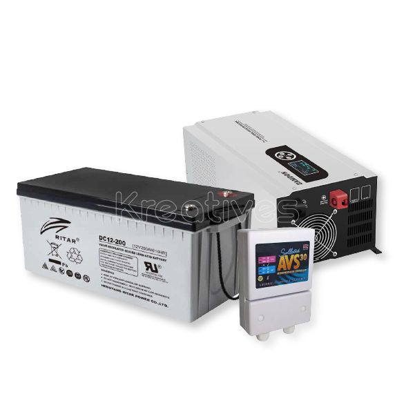 Zamdon 2kva 2000watts Home Backup System (No Solar Needed)