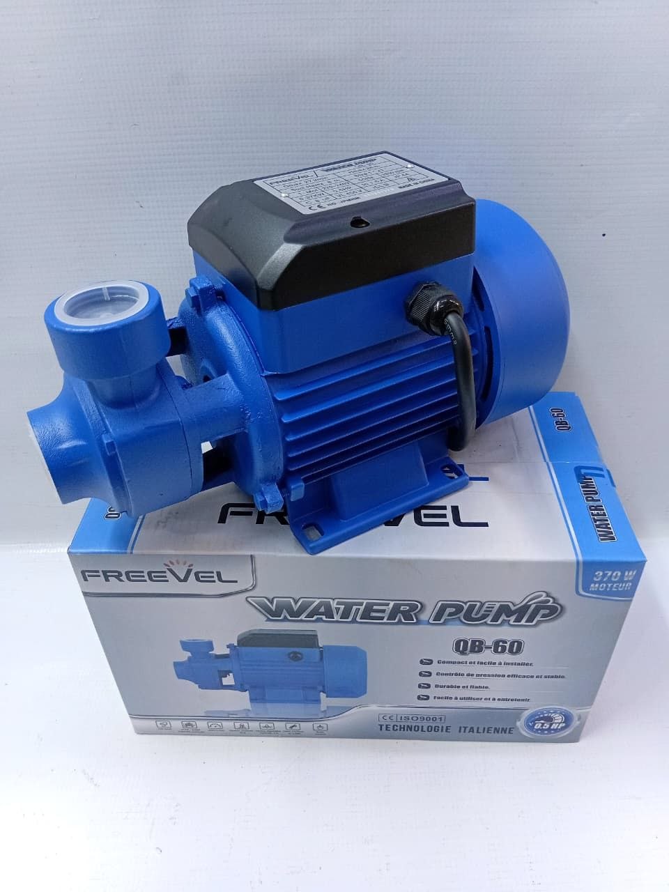 Freevel QB-60 Electric Water Pump – ~20m Head | Kreatives.co.ke Kenya