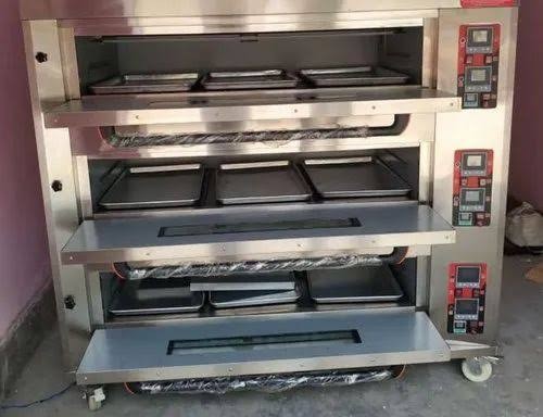 Automatic Premier 3 Deck 9 Trays Commercial Bakery Oven