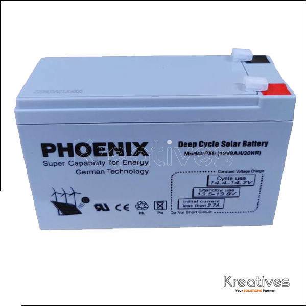 Phoenix 12V 9Ah Lead Sealed maintenance free battery