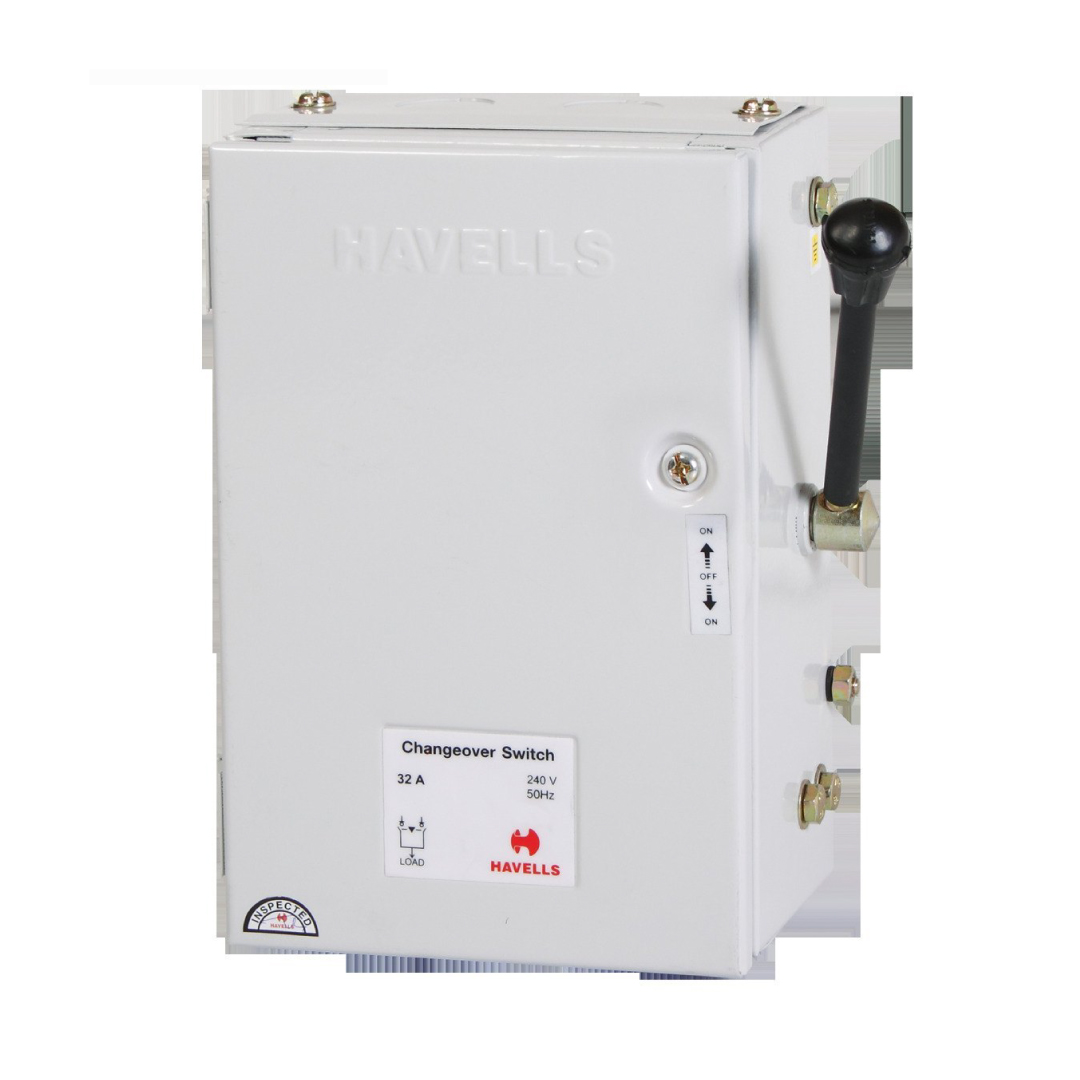 Havells 32A Off-Load Changeover Switch | Havells 32A Off-Load 4P Switch
