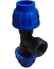 HDPE Compression Female Threaded Tee | Kreatives.co.ke Kenya