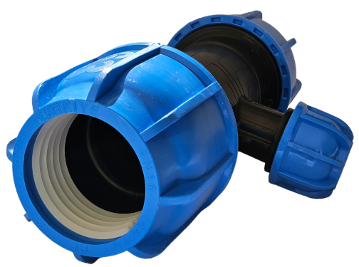 HDPE Reduced Tee 63x25x63mm | Drip Irrigation Kenya | Kreatives.co.ke