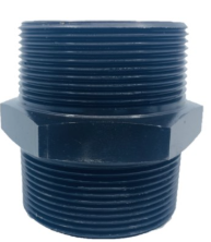 HDPE Male Threaded Hexagonal Nipple 1-1/2″ | Kreatives.co.ke Kenya